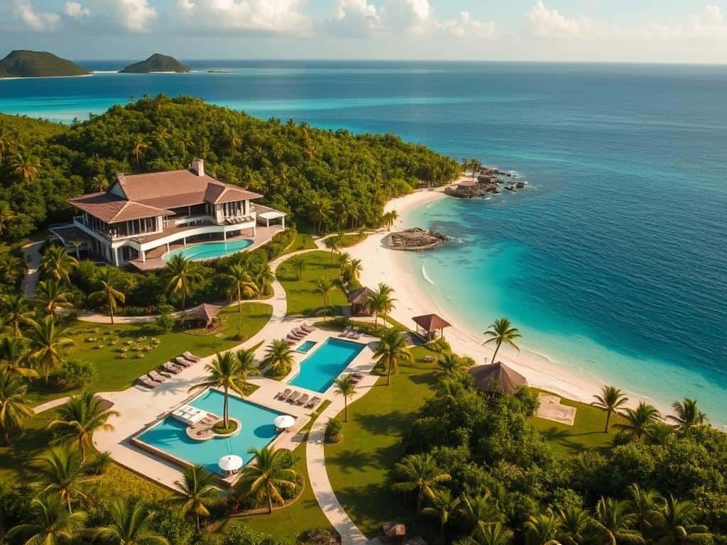 Necker Island and Moskito Island luxury private islands
