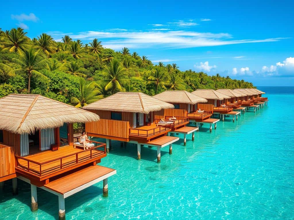 Overwater bungalows