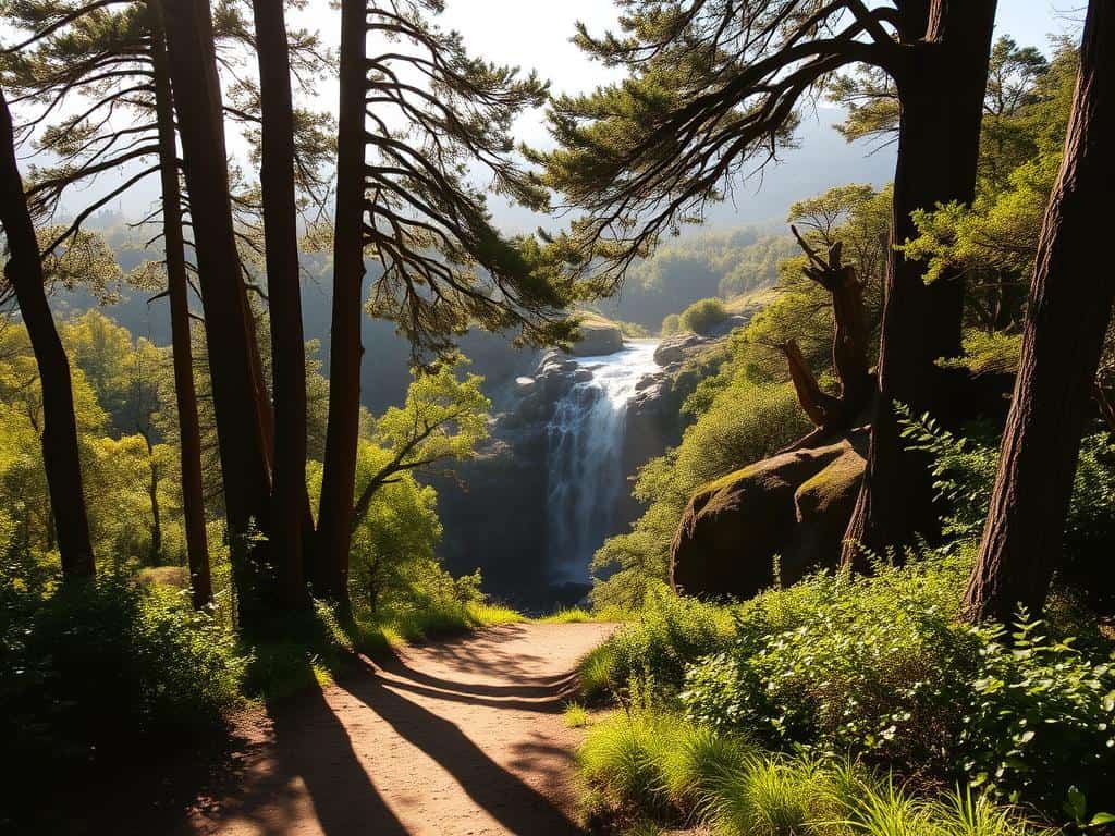 Alamere Falls scenic hiking route