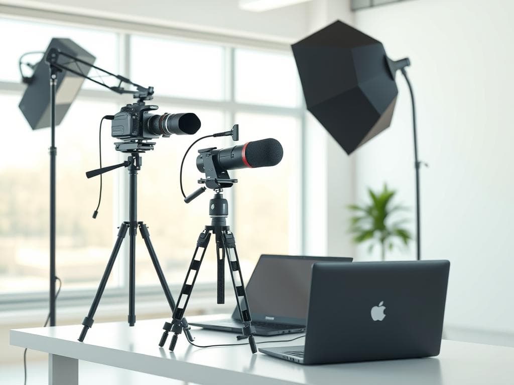 starter equipment for YouTube
