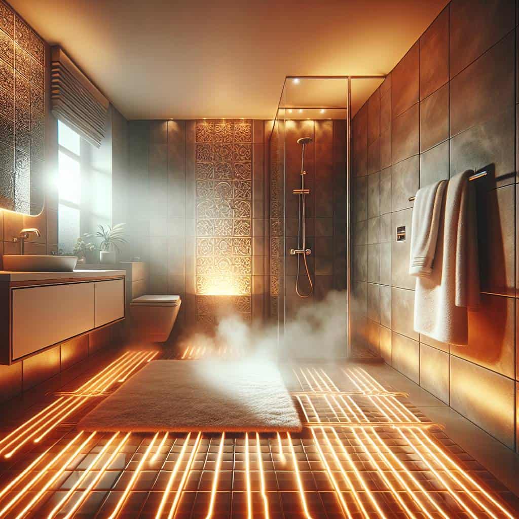 featured radiant floor heating installation