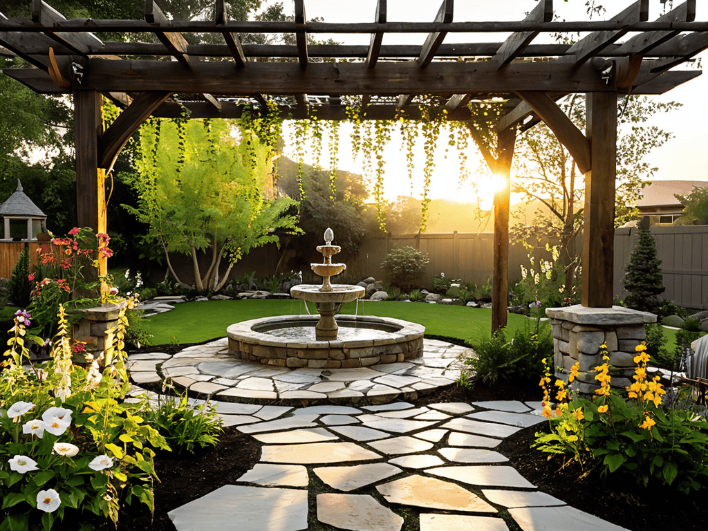 Crafting Serene Spaces outdoors