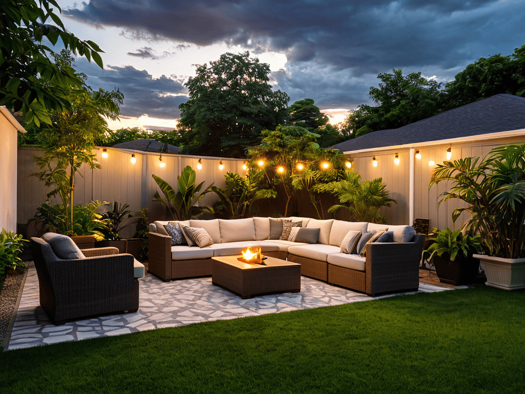 Embracing Outdoor Decor scene