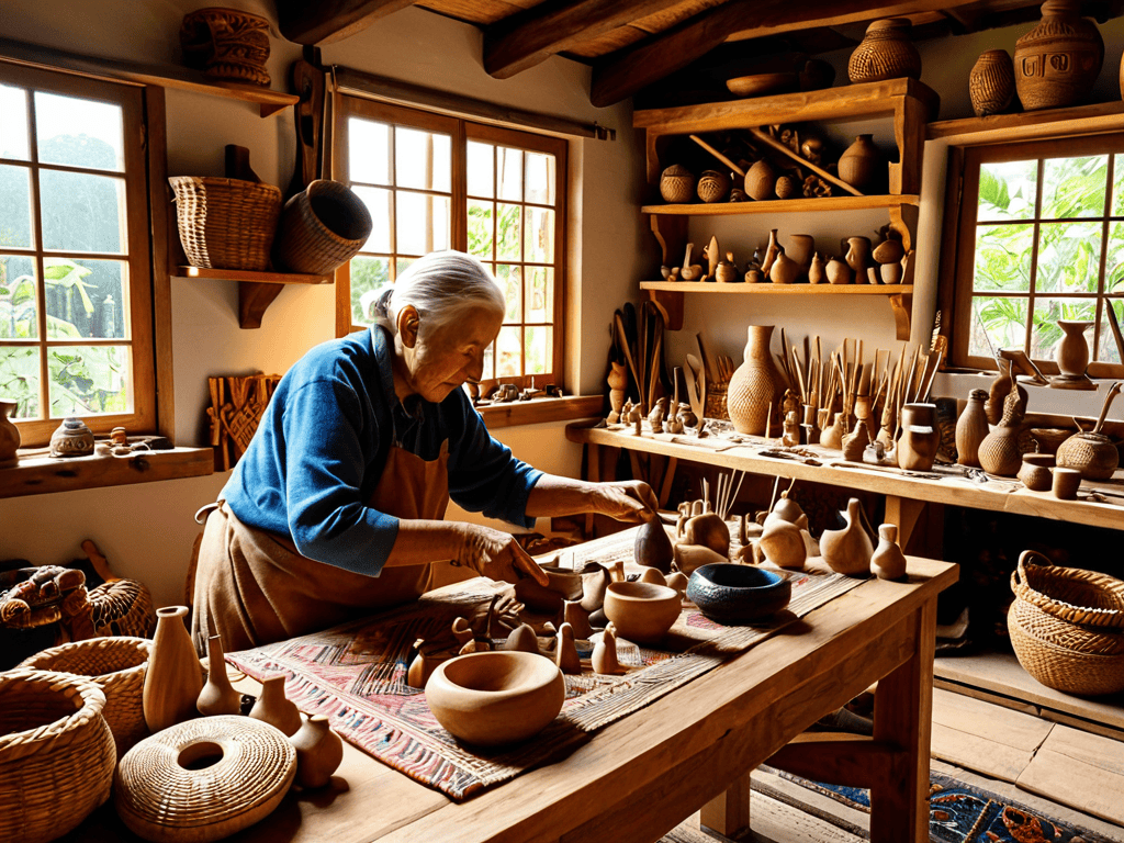 The Importance of Folk Art in Preserving Traditions 2 Folk Art Treasures handmade crafts