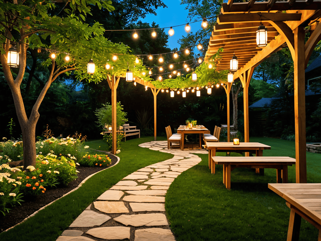 Crafting Unique Outdoor Spaces with Lighting