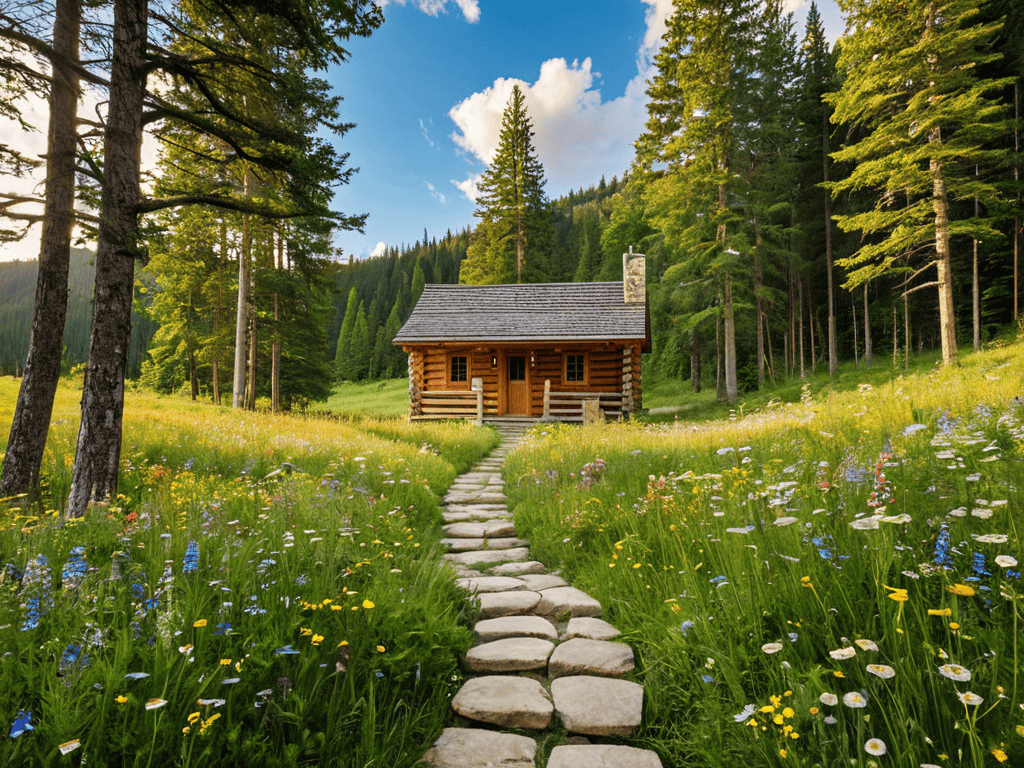 The Beauty of Simple Living: Less Is More 1 Simple living serene landscape