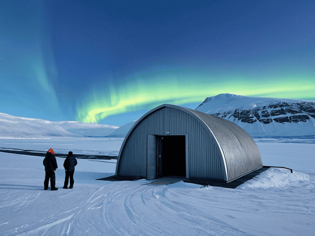 Svalbard Seed Vault entrance