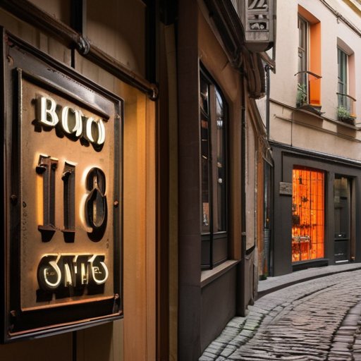 Micro-niche typography city tours sign exhibition