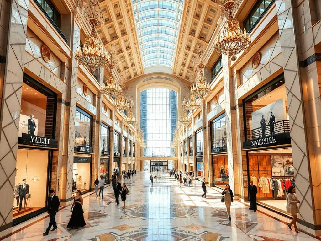 Dubai Mall luxury stores designer shopping experience