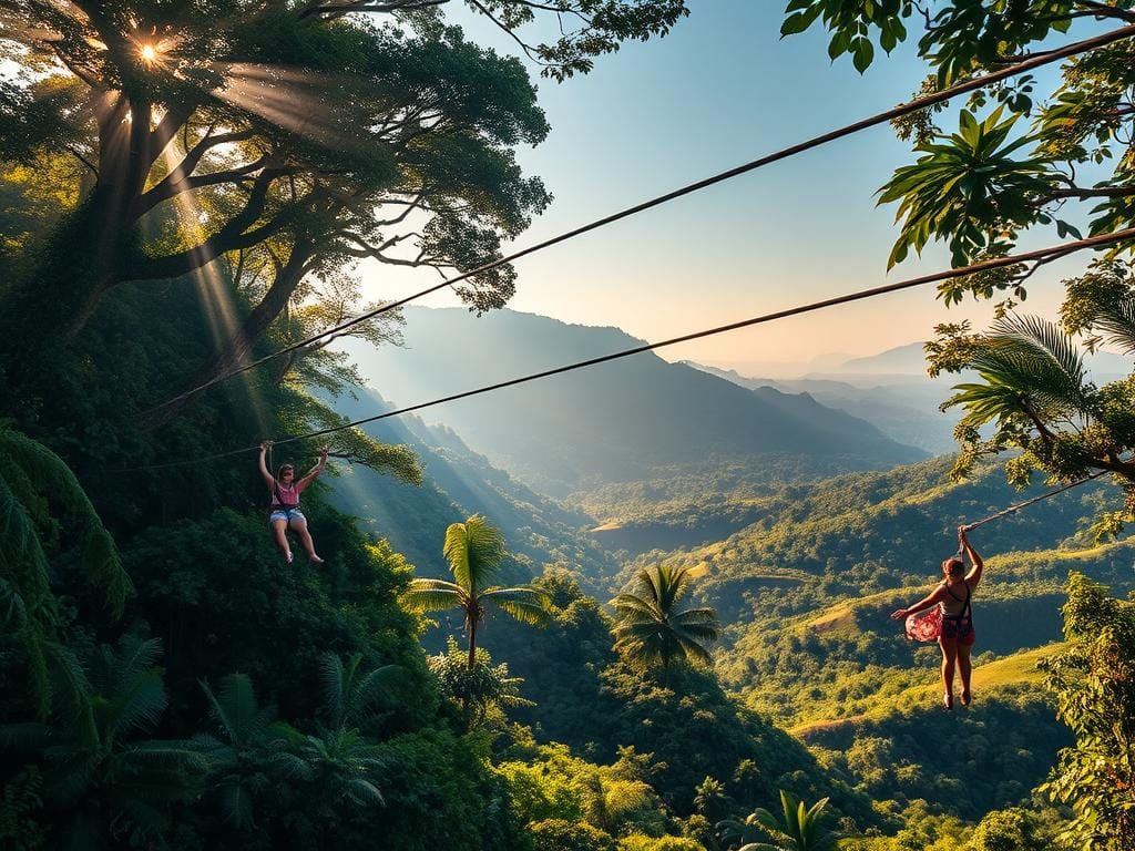 Most thrilling jungle ziplines