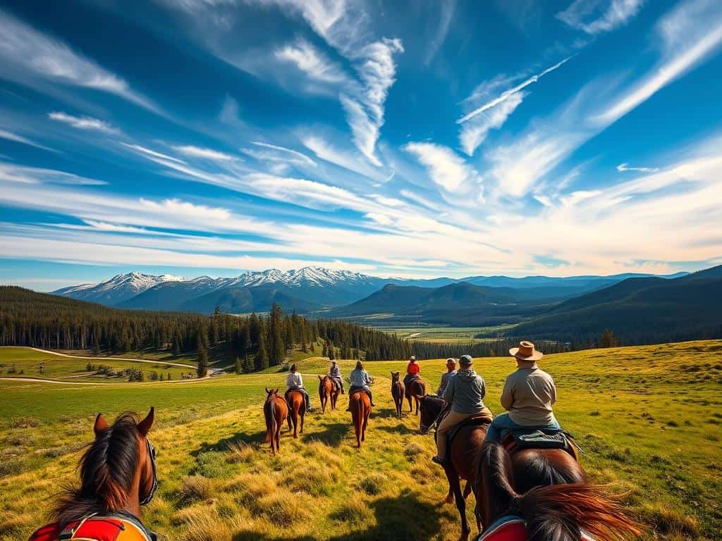 Yellowstone horseback riding