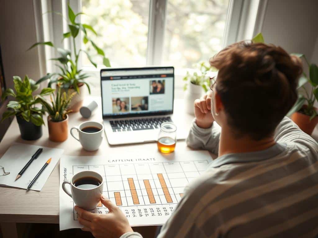 evaluate caffeine intake