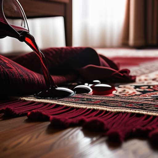 Salvaging Spirits Removing Red Wine Stains From Rugs
