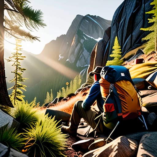 Choosing between backpacking and camping outdoors.